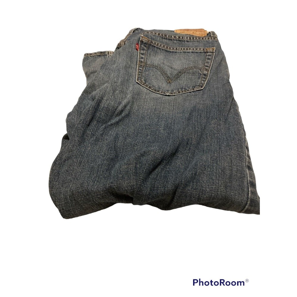 Mens Levis 559 Jeans Relaxed Straight Fit Size 36 X 30 Blue - Picture 2 of 3